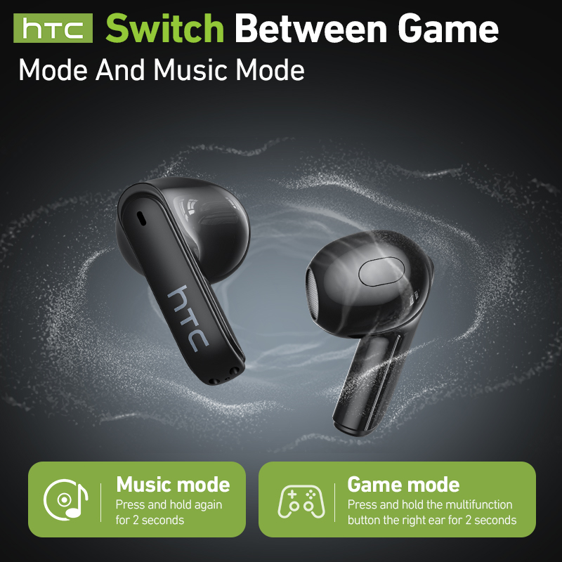 hTC 무선 게이밍 이어버드 LCD 스마트 스크린 실시 - Earbuds Charging Case 리뷰 및 가격